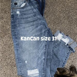 KanCan Light Blue Ripped Denim Jeans